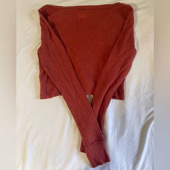 PacSun cropped waffle - Picture 2 of 3